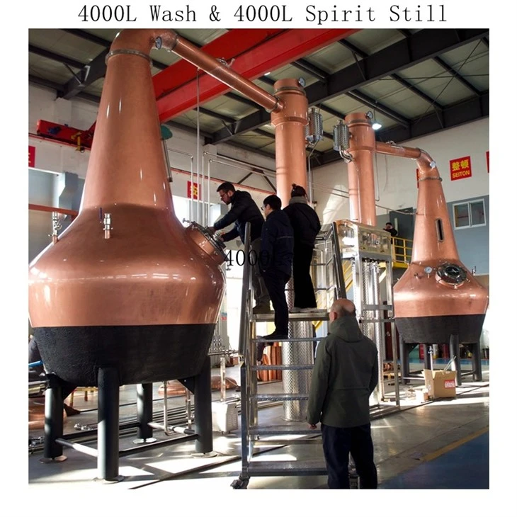 4000L And 4000L Scottish-Style Still Scottish Malt Whiskey Pot Still