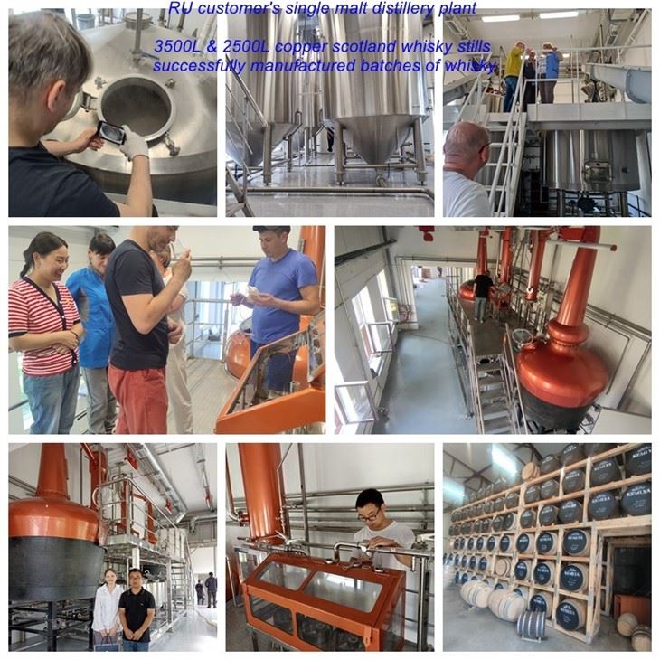 Whisky Pot Still Distillery Turnkey System